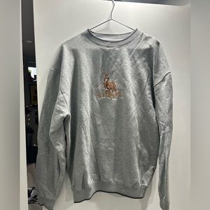 Retro 80s/90s style deer sweater